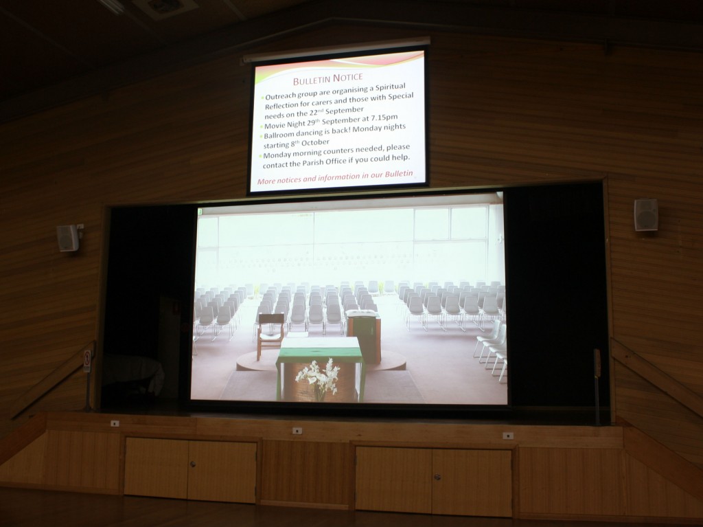 adjacent hall