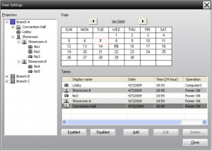 Epson Multi-PC Projection - Timer Settings - DIB Audio Visual